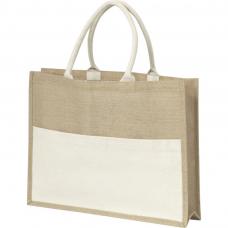 Jute bag with plastic backing