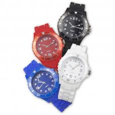 Silicone strap watch